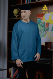 Teal Blue for Men: Lengan Panjang